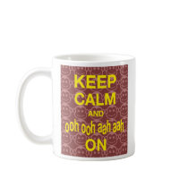 Keep Calm and Ooh Ooh Aah Aah On Monkey Art Print Mug