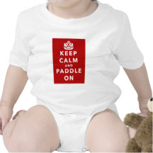 Keep Calm and Paddle On Bodysuit