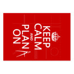 Keep Calm and Plan On (in any color) Business Card