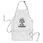 Keep calm and play Frisbee Adult Apron