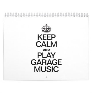 Garage Calendars and Garage Wall Calendar Template Designs