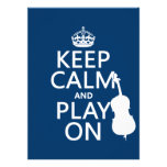 Keep Calm and Play On (double bass) Announcement