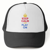 KEEP CALM and PLAY ON Mesh Hat