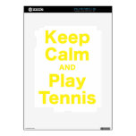 Keep Calm and Play Tennis Decals For The iPad 2
