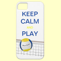 KEEP CALM AND PLAY VOLLEYBALL iPhone 5 Case casemate cases