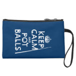 Keep Calm and Pot Balls (snooker/pool) Wristlet Clutch