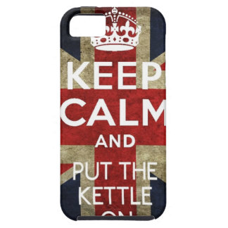 KEEP CALM AND PUT THE KETTLE ON iPhone 5/5S COVER