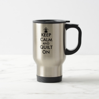 Keep Calm and Quilt On Sewing Thimble Needles