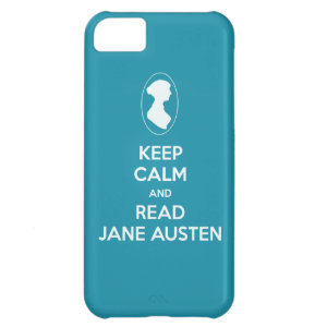 Keep Calm and Read Jane Austen cameo silhouette iPhone 5C Covers