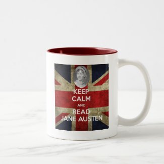 Keep Calm and Read Jane Austen Coffee Mugs