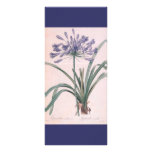keep calm and read on, botanical art bookmark rack card