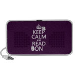 Keep Calm and Read On (in any color) Mini Speakers