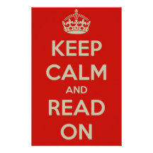 Keep Calm and Read On Personalized Stationery