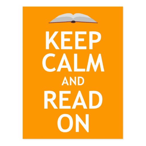 Keep Calm and Read On Postcards