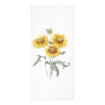 keep calm and read on, sunflowers bookmark custom rack card