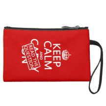Keep Calm and Read The Question (all colors) Wristlet Purse