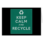 Keep Calm and Recycle Cards