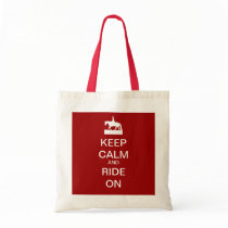 Keep calm and ride on bags
