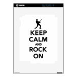 Keep calm and Rock on Decal For The iPad 2