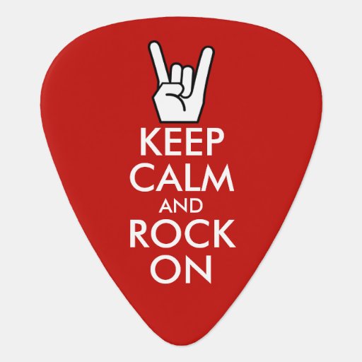 keep calm and rock on guitar pick zazzle guitar center christmas sale