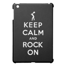 Keep calm and rock on iPad mini covers