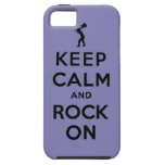 Keep calm and rock on iPhone 5 case