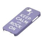Keep calm and rock on iPhone 5 cover