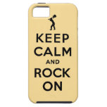Keep calm and rock on iPhone 5 covers