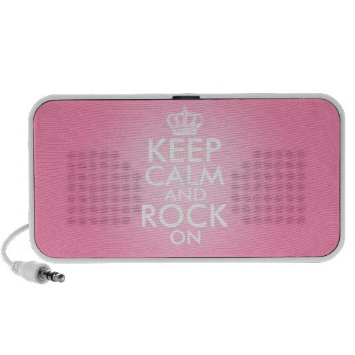 Keep Calm And Rock On Travelling Speaker