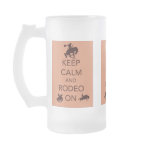 Keep Calm and Rodeo On cowboy cowgirl gift Mugs