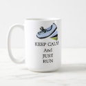 Keep Calm and Run Coffee Mug
