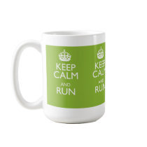 KEEP CALM AND RUN COFFEE MUG