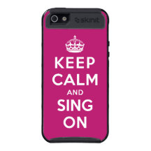Keep Calm and Sing On Covers For iPhone 5