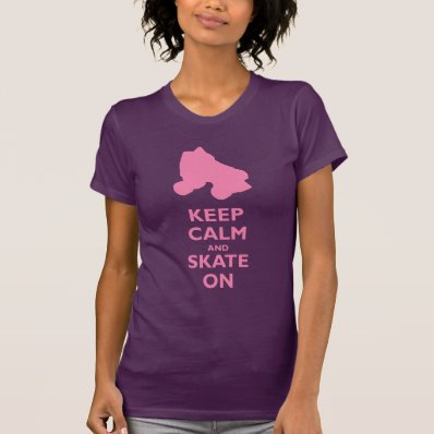 Keep Calm and Skate On Tshirt