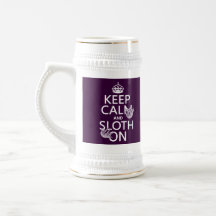 Keep Calm and Sloth On Mugs