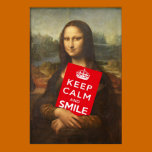 Keep Calm And Smile posters