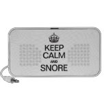 KEEP CALM AND SNORE TRAVEL SPEAKERS