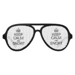 KEEP CALM AND SNORT SUNGLASSES
