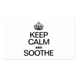 KEEP CALM AND SOOTHE BUSINESS CARD