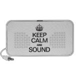 KEEP CALM AND SOUND iPhone SPEAKERS