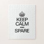 KEEP CALM AND SPARE JIGSAW PUZZLES