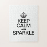 KEEP CALM AND SPARKLE JIGSAW PUZZLES