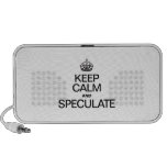 KEEP CALM AND SPECULATE NOTEBOOK SPEAKERS