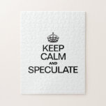 KEEP CALM AND SPECULATE PUZZLES