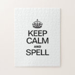 KEEP CALM AND SPELL JIGSAW PUZZLES