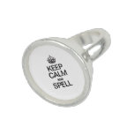 KEEP CALM AND SPELL PHOTO RING