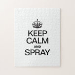 KEEP CALM AND SPRAY JIGSAW PUZZLE