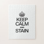 KEEP CALM AND STAIN PUZZLE