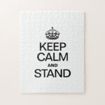 KEEP CALM AND STAND PUZZLE