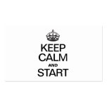 KEEP CALM AND STARE BUSINESS CARDS